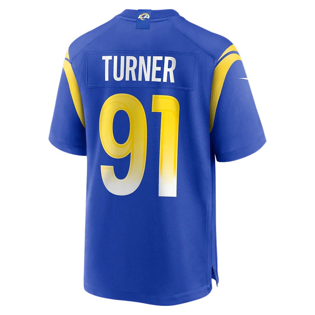Zennovawear Kobie Turner Los Angeles Rams Home Game Jersey - Royal
