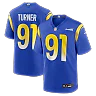 Zennovawear Kobie Turner Los Angeles Rams Home Game Jersey - Royal