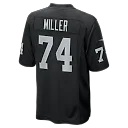 Zennovawear Kolton Miller Las Vegas Raiders Game Jersey - Black