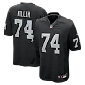 Zennovawear Kolton Miller Las Vegas Raiders Game Jersey - Black