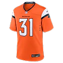 Zennovawear Kris Abrams-Draine Denver Broncos Team Game Jersey - Orange