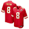 Zennovawear Kristian Fulton Kansas City Chiefs Team Game Jersey - Red