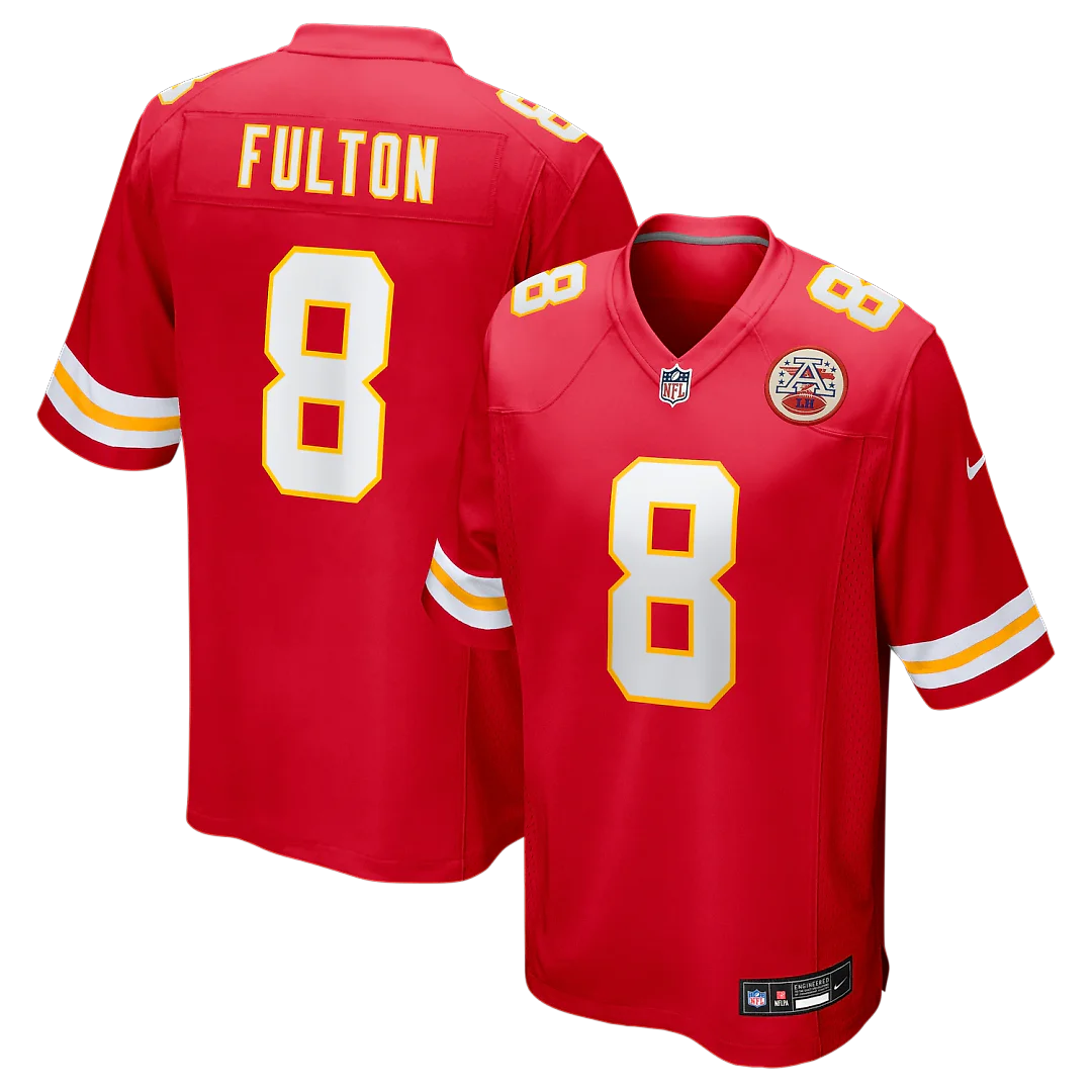 Zennovawear Kristian Fulton Kansas City Chiefs Team Game Jersey - Red