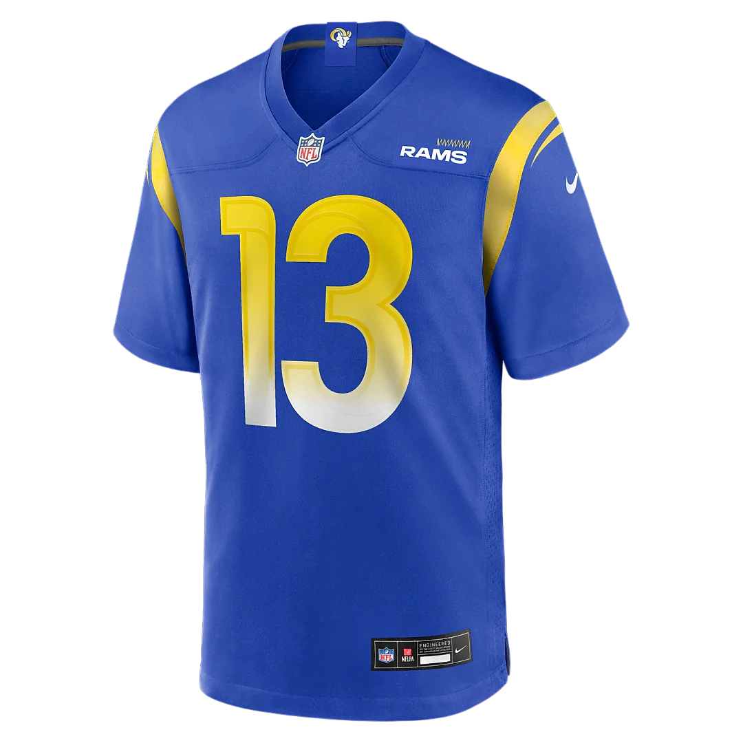 Zennovawear Kurt Warner Los Angeles Rams Game Retired Player Jersey - Royal
