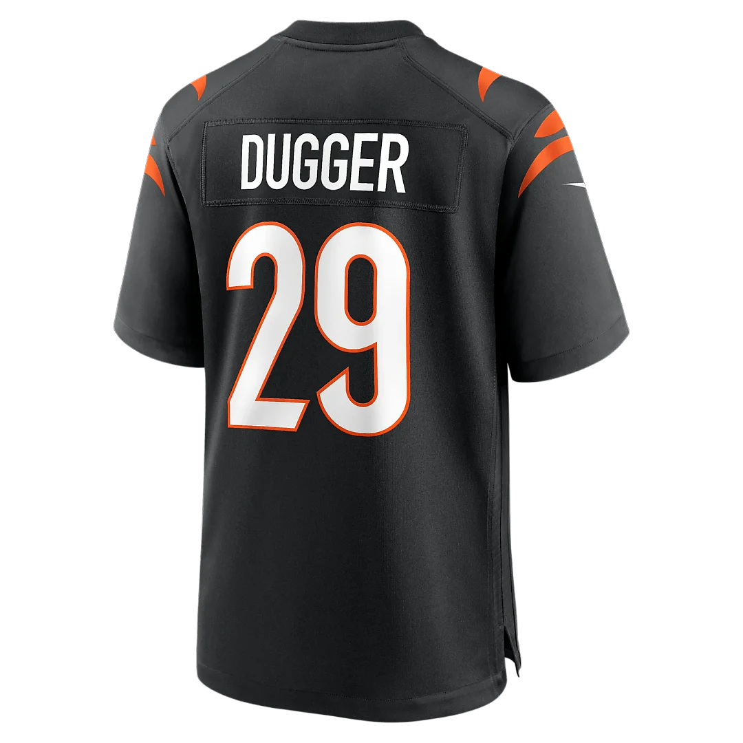 Zennovawear Kyle Dugger Cincinnati Bengals Team Game Jersey - Black