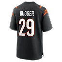 Zennovawear Kyle Dugger Cincinnati Bengals Team Game Jersey - Black