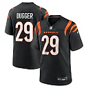 Zennovawear Kyle Dugger Cincinnati Bengals Team Game Jersey - Black