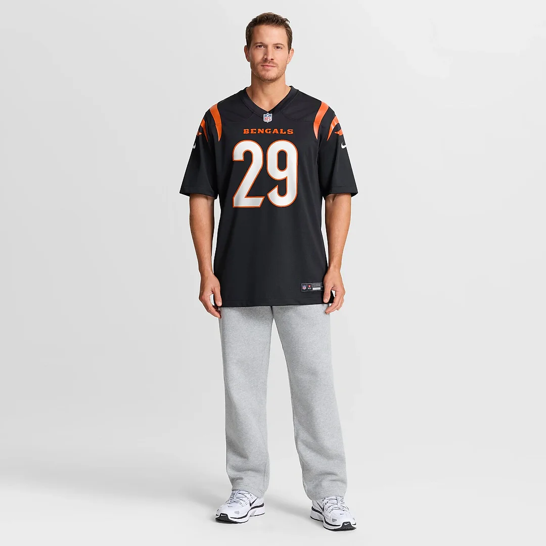Zennovawear Kyle Dugger Cincinnati Bengals Team Game Jersey - Black