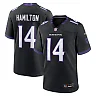 Zennovawear Kyle Hamilton Baltimore Ravens Alternate Game Jersey - Black