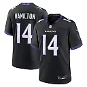Zennovawear Kyle Hamilton Baltimore Ravens Alternate Game Jersey - Black