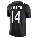 Zennovawear Kyle Hamilton Baltimore Ravens Alternate Vapor FUSE. Stitched Limited Jersey - Black