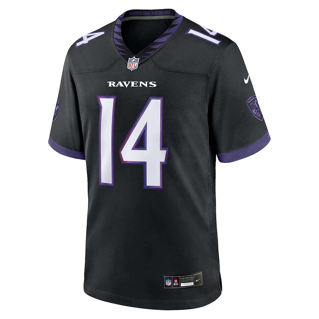 Zennovawear Kyle Hamilton Baltimore Ravens Alternate Game Jersey - Black