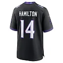 Zennovawear Kyle Hamilton Baltimore Ravens Alternate Game Jersey - Black