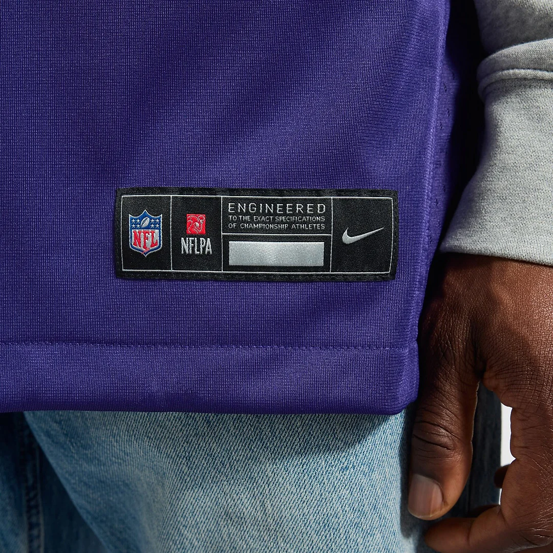 Zennovawear Kyle Hamilton Baltimore Ravens Alternate Game Jersey - Purple