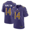 Zennovawear Kyle Hamilton Baltimore Ravens Alternate Game Jersey - Purple