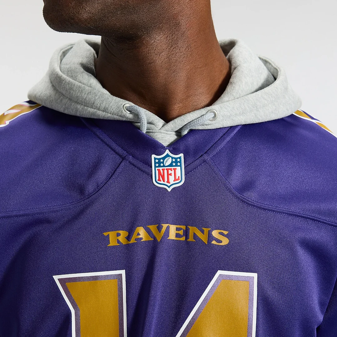 Zennovawear Kyle Hamilton Baltimore Ravens Alternate Game Jersey - Purple