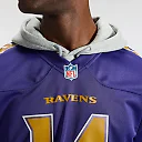 Zennovawear Kyle Hamilton Baltimore Ravens Alternate Game Jersey - Purple
