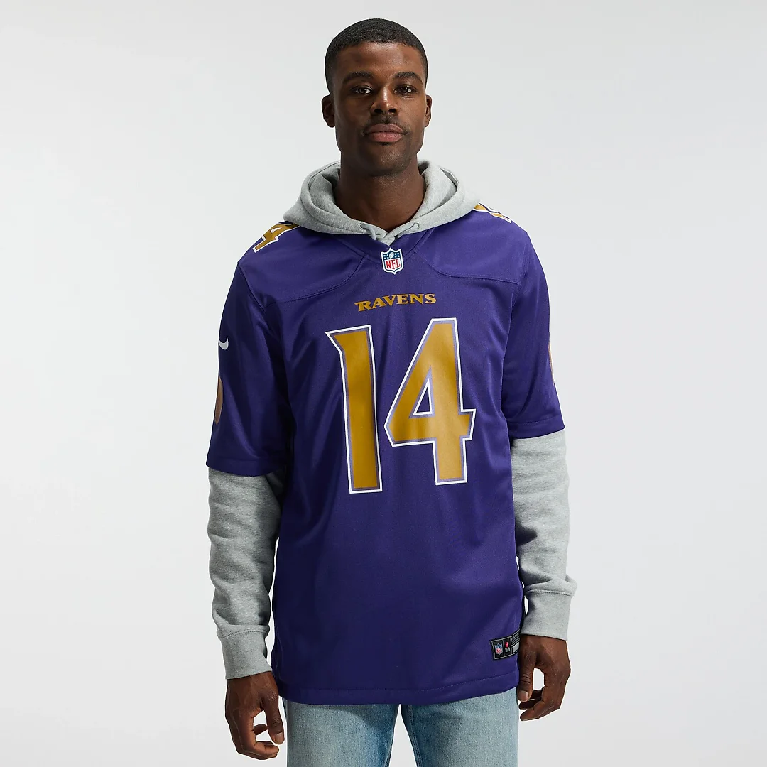 Zennovawear Kyle Hamilton Baltimore Ravens Alternate Game Jersey - Purple
