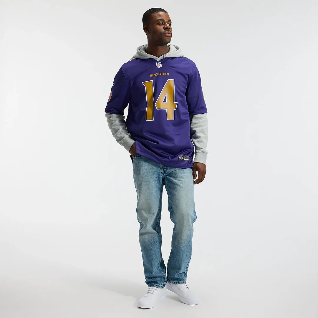 Zennovawear Kyle Hamilton Baltimore Ravens Alternate Game Jersey - Purple