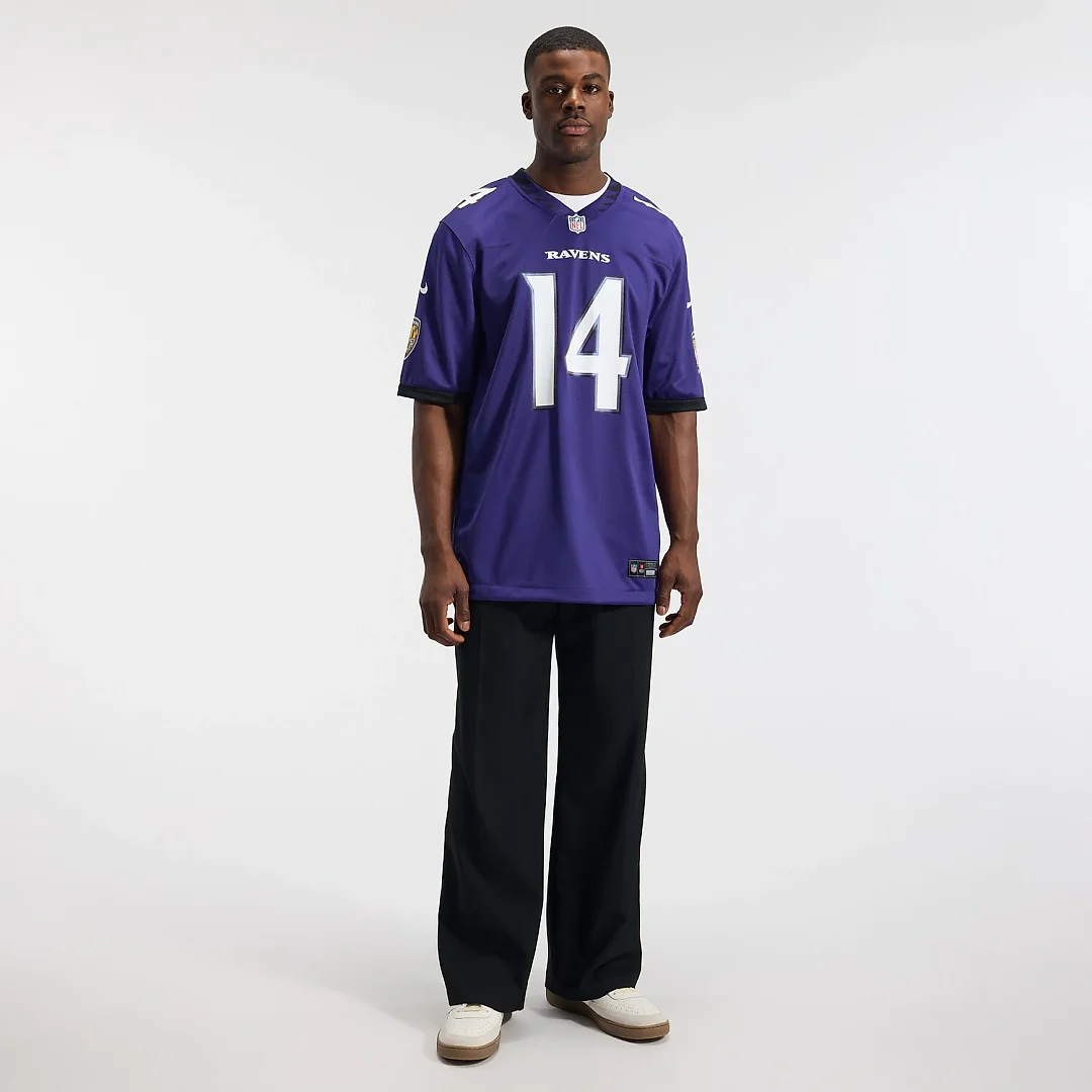 Zennovawear Kyle Hamilton Baltimore Ravens Team Game Jersey - Purple