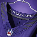 Zennovawear Kyle Hamilton Baltimore Ravens Team Vapor FUSE. Stitched Limited Jersey - Purple