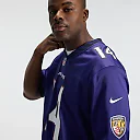 Zennovawear Kyle Hamilton Baltimore Ravens Team Game Jersey - Purple