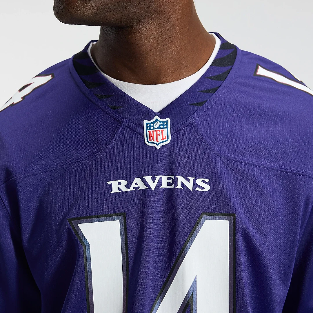 Zennovawear Kyle Hamilton Baltimore Ravens Team Game Jersey - Purple