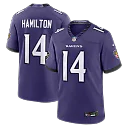 Zennovawear Kyle Hamilton Baltimore Ravens Team Game Jersey - Purple