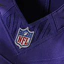 Zennovawear Kyle Hamilton Baltimore Ravens Team Vapor FUSE. Stitched Limited Jersey - Purple