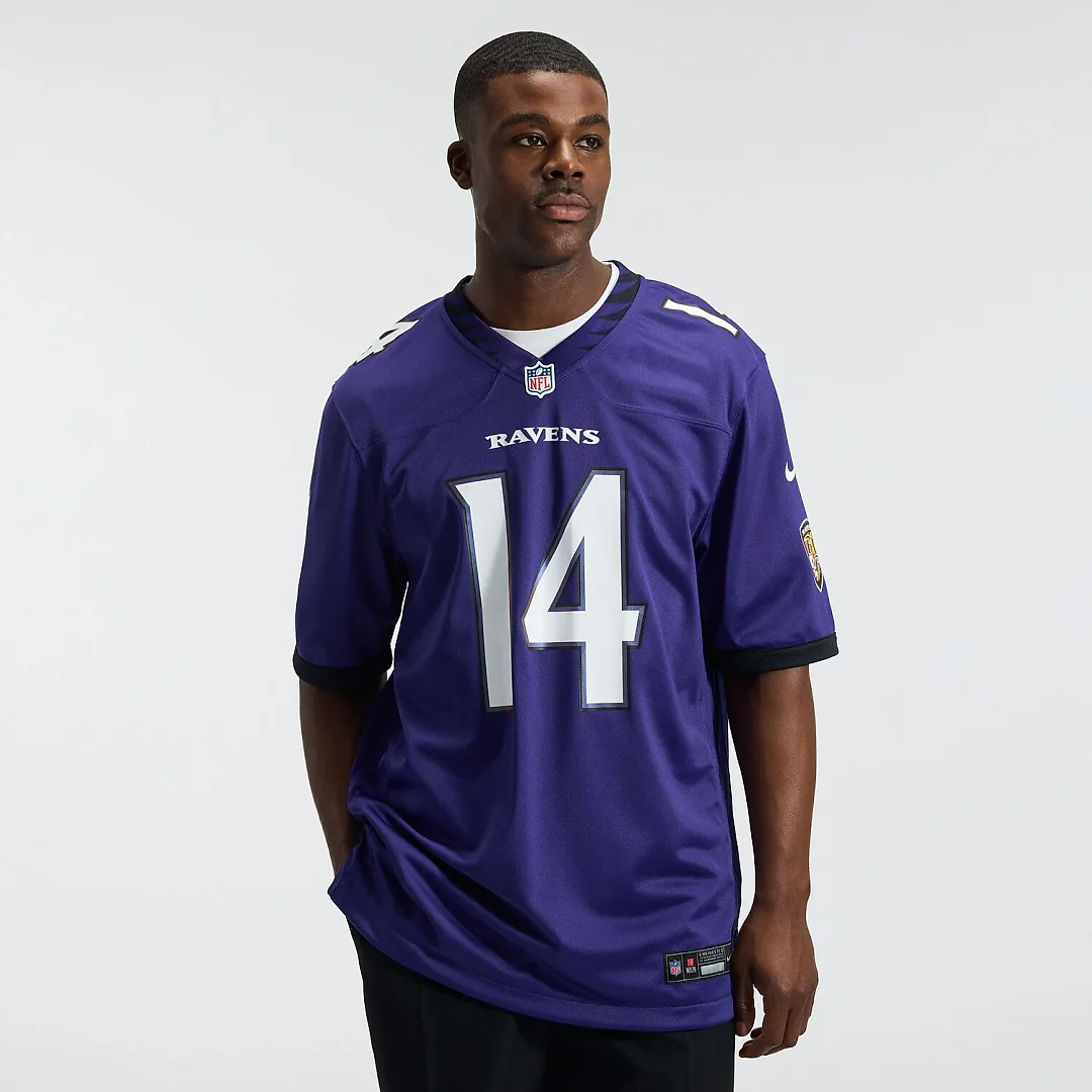 Zennovawear Kyle Hamilton Baltimore Ravens Team Game Jersey - Purple