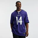 Zennovawear Kyle Hamilton Baltimore Ravens Team Game Jersey - Purple