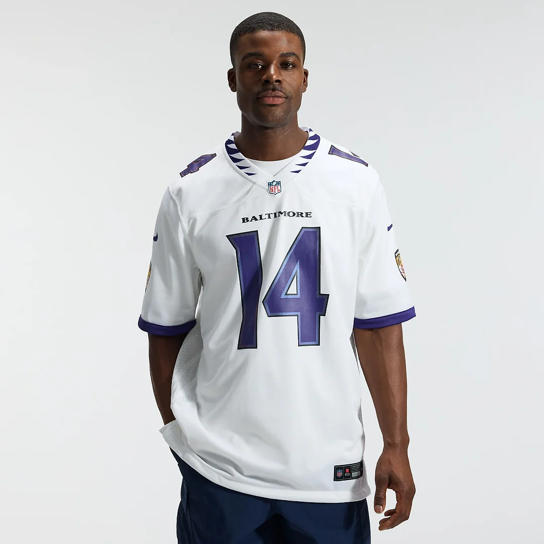 Zennovawear Kyle Hamilton Baltimore Ravens Game Jersey - White