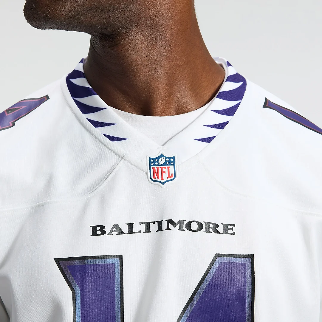 Zennovawear Kyle Hamilton Baltimore Ravens Game Jersey - White
