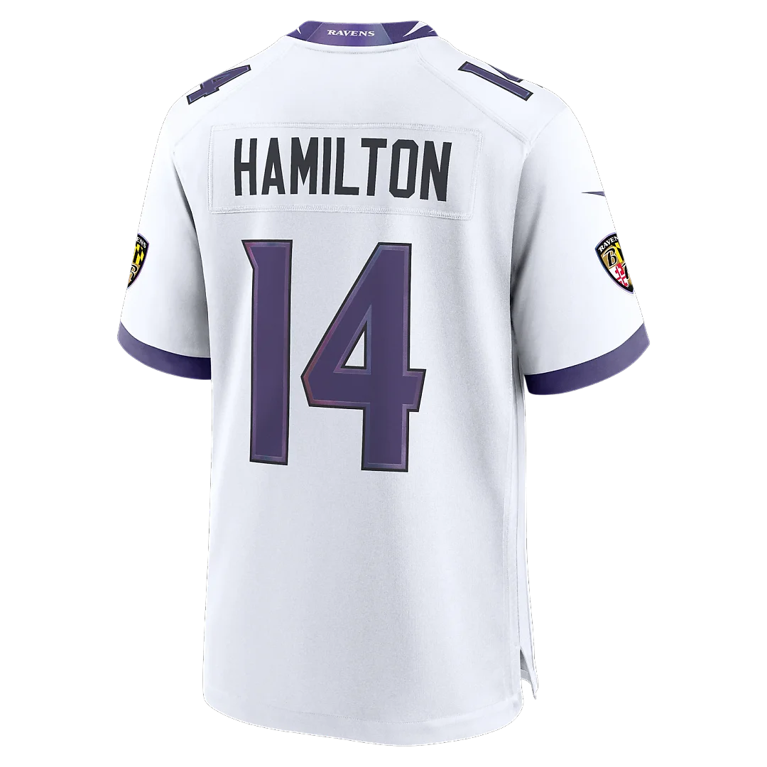 Zennovawear Kyle Hamilton Baltimore Ravens Game Jersey - White