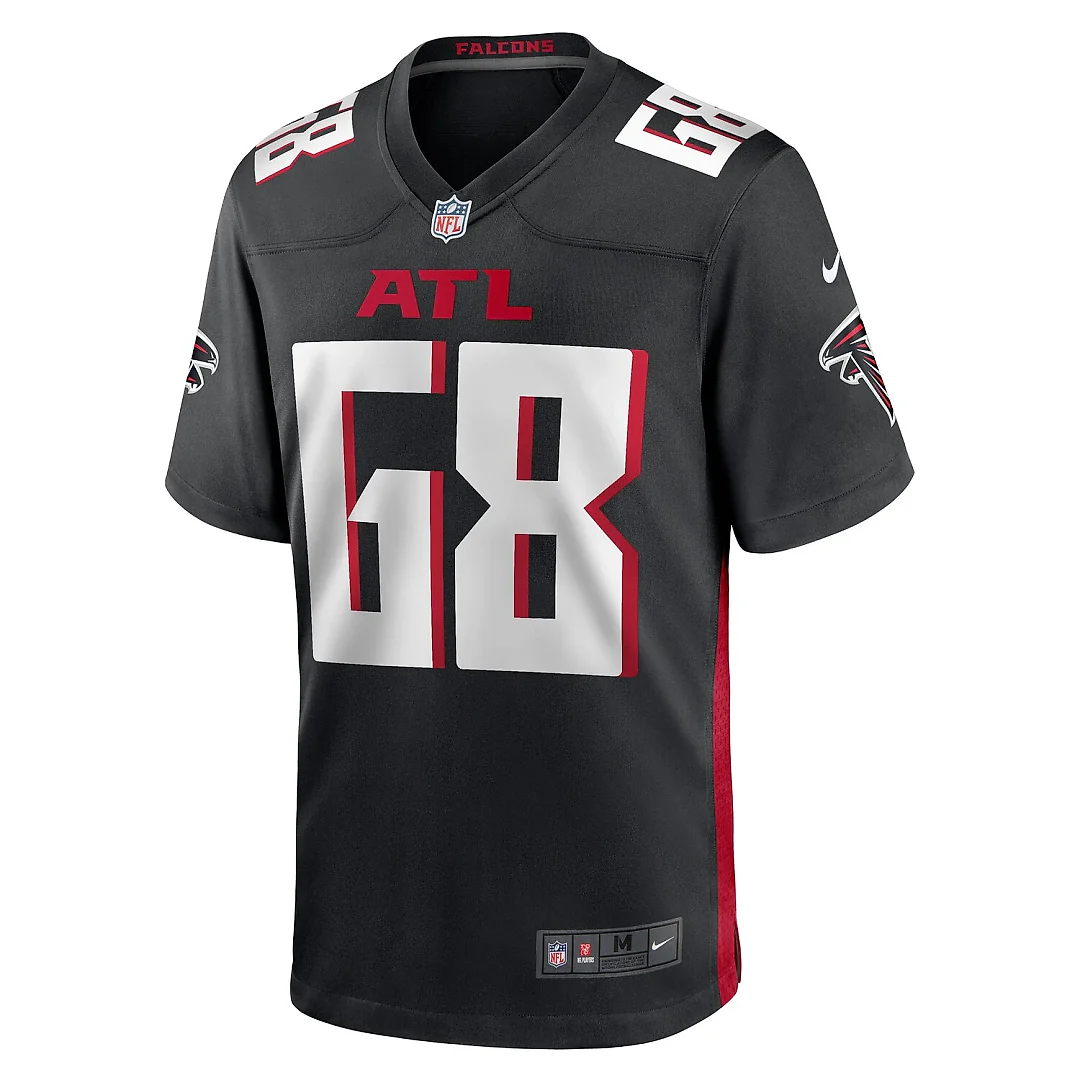 Zennovawear Kyle Hinton Atlanta Falcons Team Game Jersey - Black