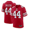 Zennovawear Kyle Juszczyk San Francisco 49ers Player Game Jersey - Scarlet