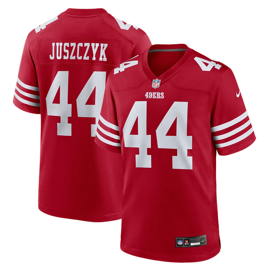 Zennovawear Kyle Juszczyk San Francisco 49ers Player Game Jersey - Scarlet
