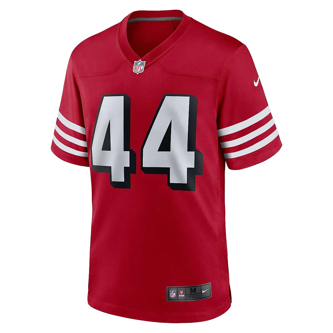 Zennovawear Kyle Juszczyk San Francisco 49ers Alternate Game Jersey - Scarlet