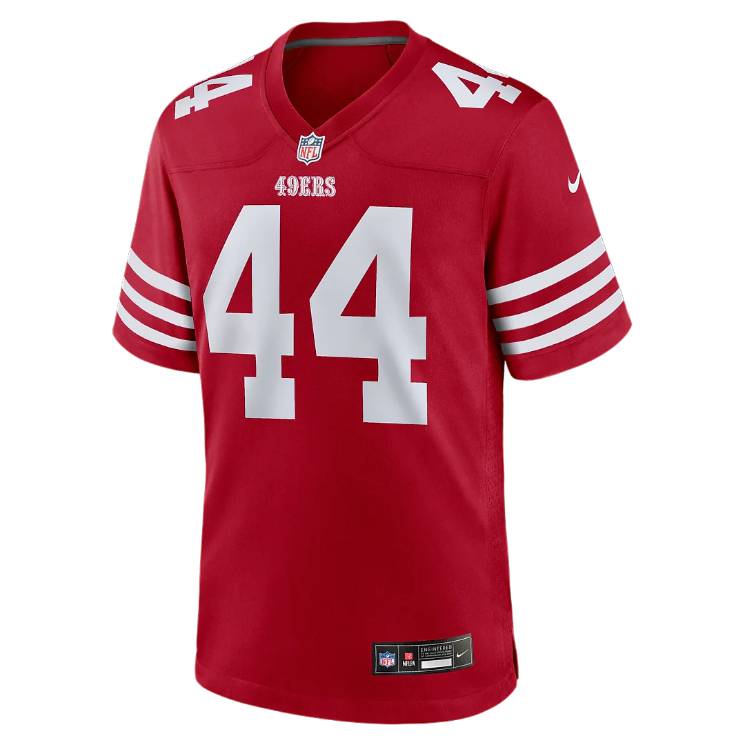 Zennovawear Kyle Juszczyk San Francisco 49ers Player Game Jersey - Scarlet