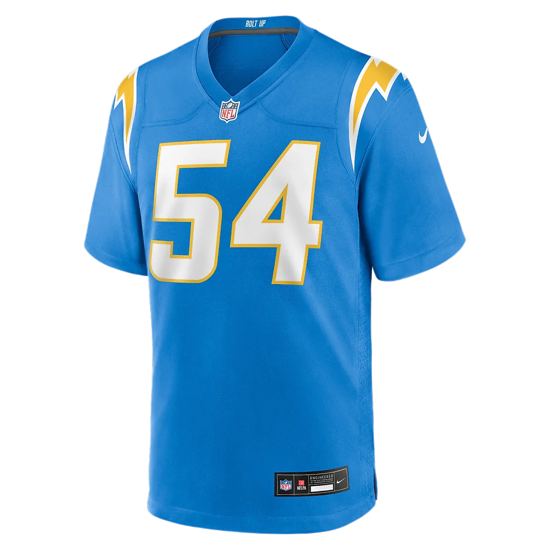 Zennovawear Kyle Kennard Los Angeles Chargers Team Game Jersey - Powder Blue