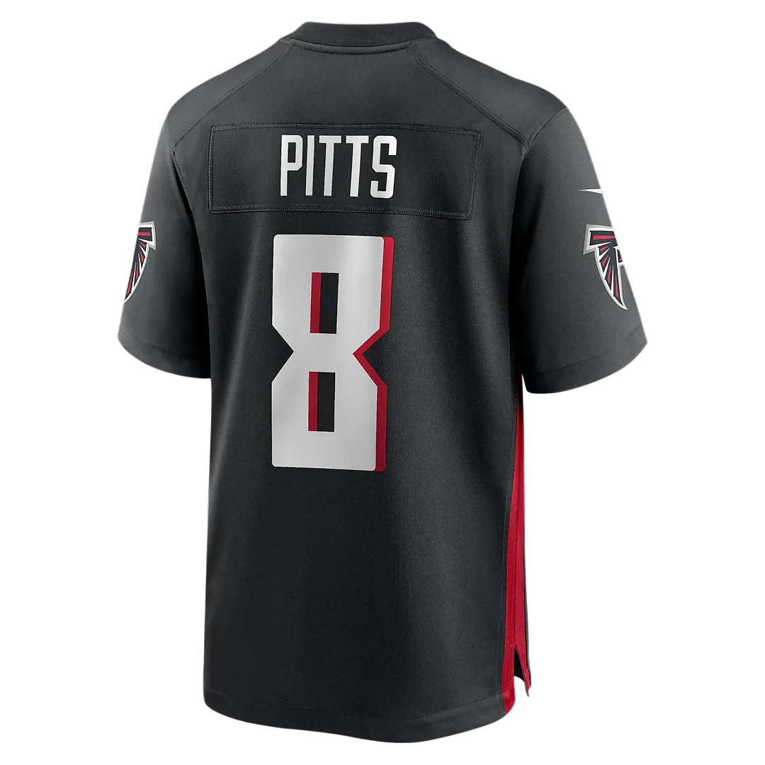 Zennovawear Kyle Pitts Atlanta Falcons Game Jersey - Black