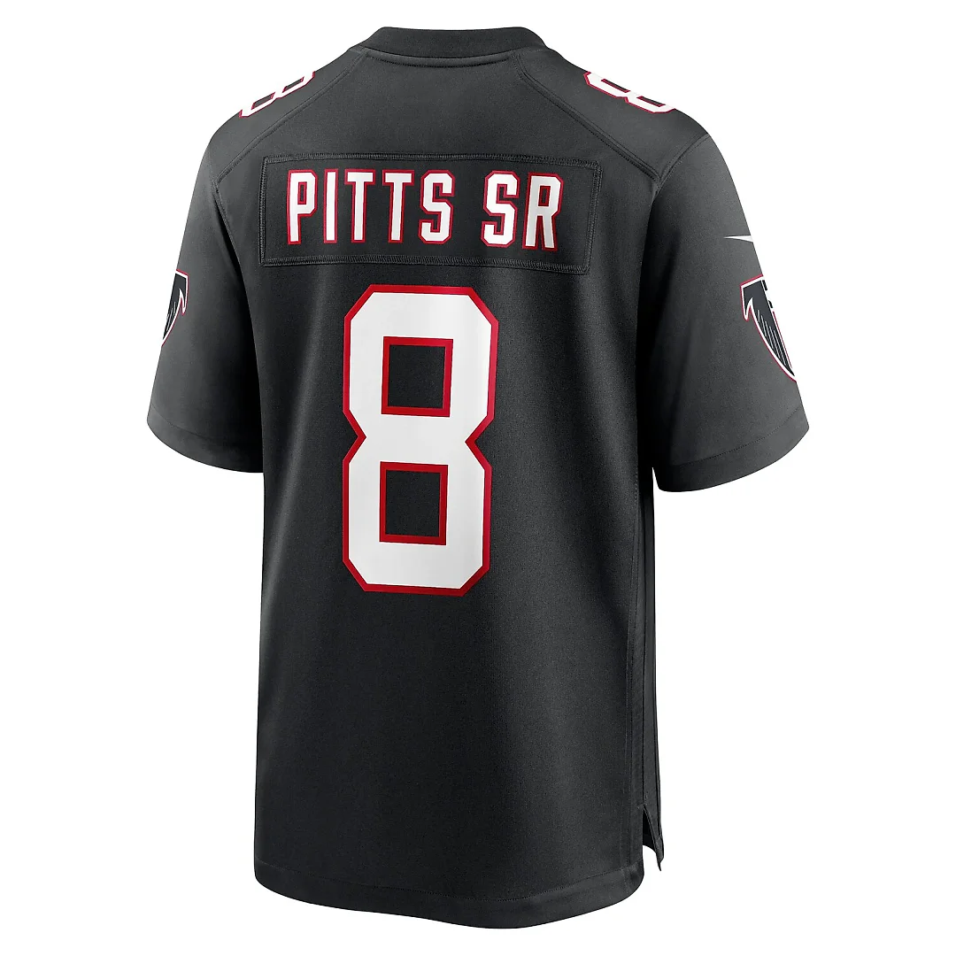 Zennovawear Kyle Pitts Sr. Atlanta Falcons Alternate Game Jersey - Black
