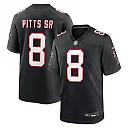 Zennovawear Kyle Pitts Sr. Atlanta Falcons Alternate Game Jersey - Black