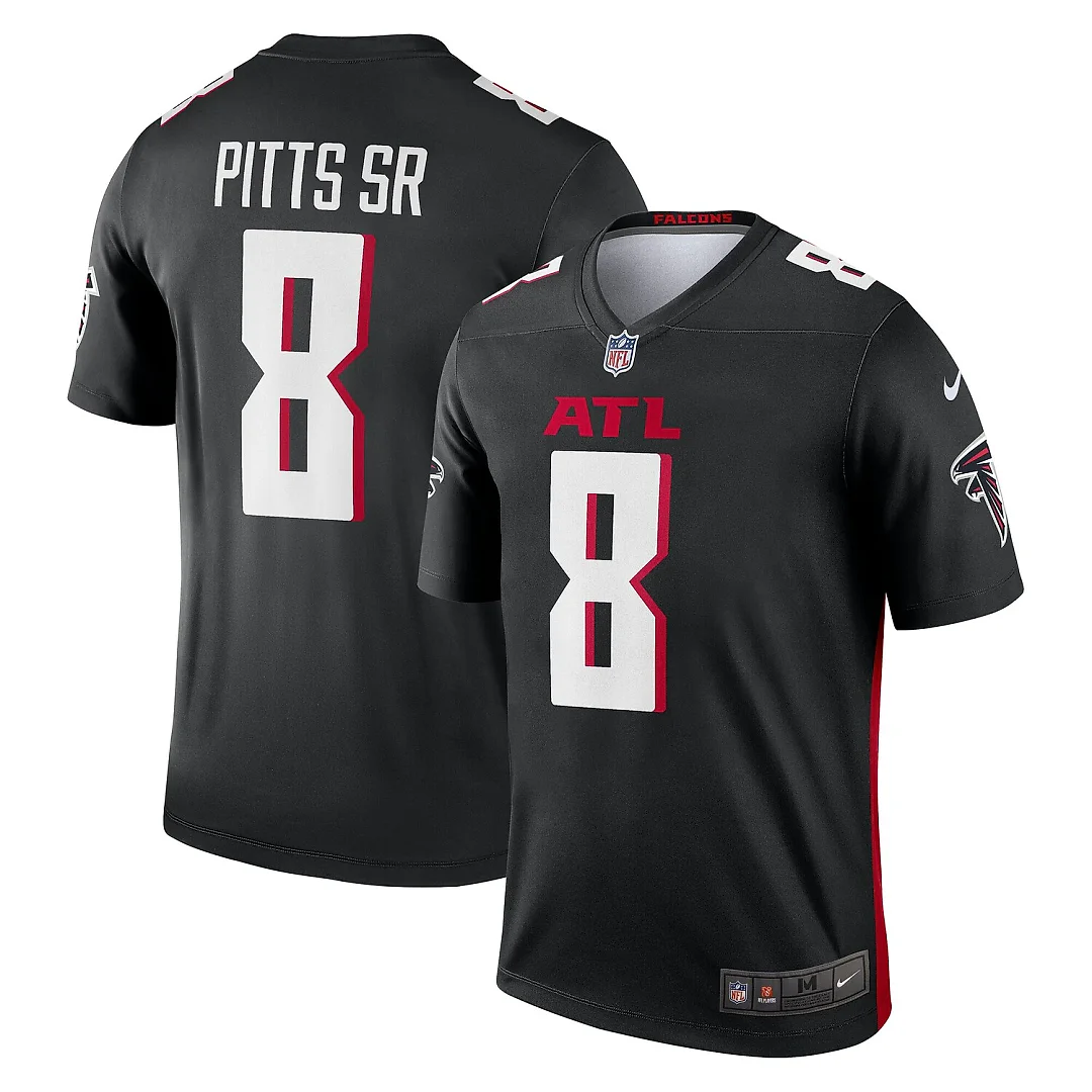 Zennovawear Kyle Pitts Sr. Atlanta Falcons Legend Player Performance Top - Black