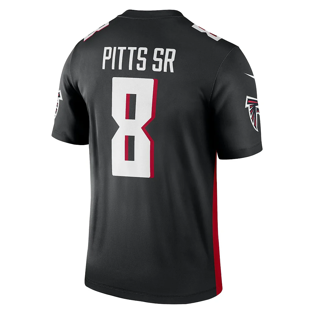 Zennovawear Kyle Pitts Sr. Atlanta Falcons Legend Player Performance Top - Black