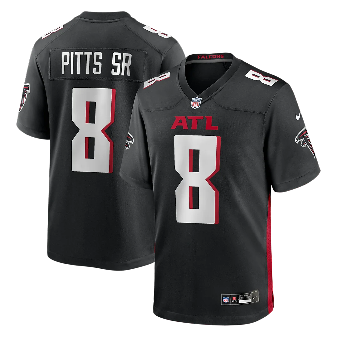 Zennovawear Kyle Pitts Sr. Atlanta Falcons Team Game Jersey - Black
