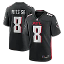 Zennovawear Kyle Pitts Sr. Atlanta Falcons Team Game Jersey - Black