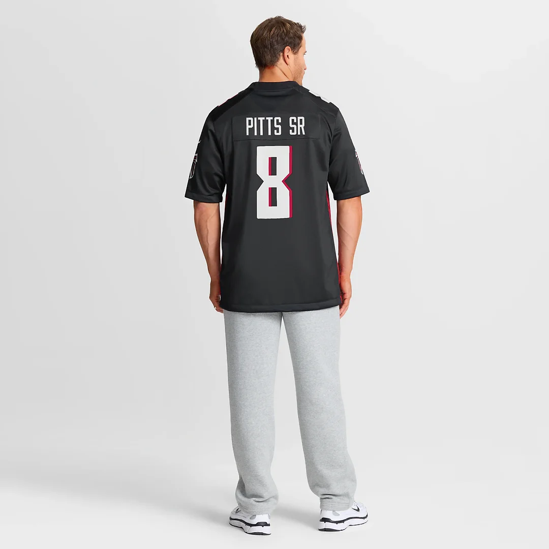 Zennovawear Kyle Pitts Sr. Atlanta Falcons Team Game Jersey - Black