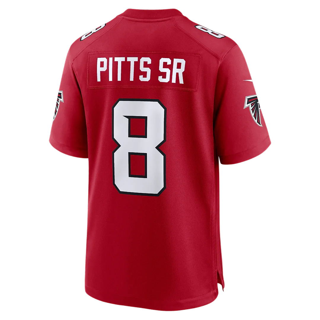 Zennovawear Kyle Pitts Sr. Atlanta Falcons Game Jersey - Red