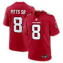 Zennovawear Kyle Pitts Sr. Atlanta Falcons Game Jersey - Red